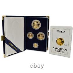 1991 Américaine Gold Eagle Proof Set Quatre-coin