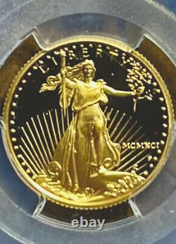 1991 P Proof 10 $ Gold Eagle Pcgs Reagan Pr69 Gaudens Design # Aks Stock # Nkh