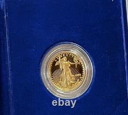 1992 $10 1/4 Quarter Eagle Proof American Eagle Proof Gold Coin