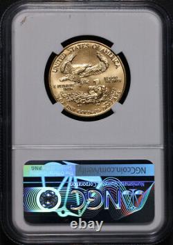 1992 Aigle D'or Américain 25 $ Ngc Ms70