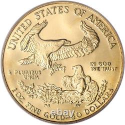 1992 American Gold Eagle 1 Oz 50 $ Pcgs Ms69