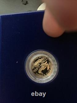1993 5 Dollars. 1/10e Oz Gold Eagle Proof