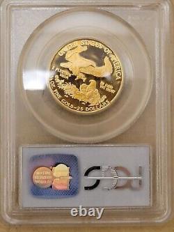 1994-w $25 1/2 Oz. Gold American Eagle Proof Pcgs Pf69 Pr69 Dcam