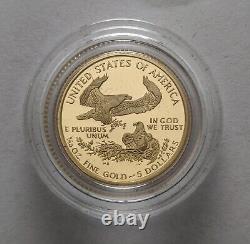 1994-w $5 1/10 American Gold Eagle Age Preuve En Ogp