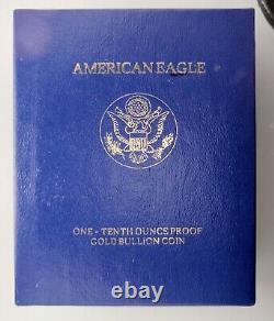 1994-w $5 1/10 American Gold Eagle Age Preuve En Ogp