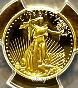 1995 $5 American Gold Eagle Pcgs Proof Pr69 Reagan Legacy Gaudens Design # Itp