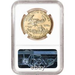 1995 American Gold Eagle 1 Oz 50 $ Mbac Ms69