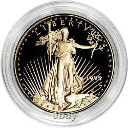 1995-w American Gold Eagle Proof 1 Oz $50 Pièce En Capsule