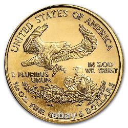 1996 1/10 oz Gold American Eagle BU SKU #4879 - Traduisez ce titre en français.