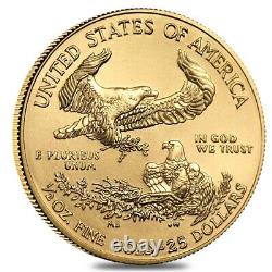 1996 1/2 Oz Gold American Eagle Bu