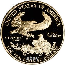 1996-w American Gold Eagle Proof 1 Oz $50 Pièce En Capsule