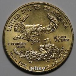 1997 $25 aigle d'or américain 1/2 once AGE