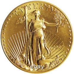 1997 Aigle d'or américain de 50 dollars, 1 once, éclatant et non circulé.