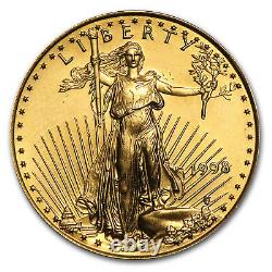 1998 1/4 Oz Gold American Eagle Bu Sku #7435