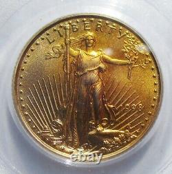 1998 $5 Gold American Eagle Wtc Ground Zero Recovery Ms69 Pcgs