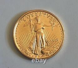 1998 Five Dollar American Gold Eagle Bu 1/10 Oz Early Dated Gold Bullion Coin