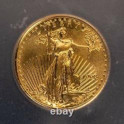 1998 G$5 1/10 Oz Gold American Eagle Icg Ms 70 Sku-g1408