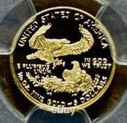 1998 W $5 Pcgs Mercanti Pr70dcam Pop 13 Gold Eagle Gaudens # Gtn Stock # Nkh