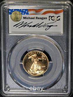 1998-w Gold American Eagle 10 $ Pcgs Pr69 Dcam Reagan Legacy Series