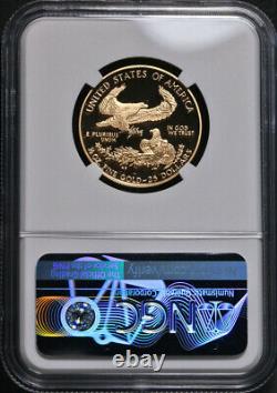 1998-w Gold American Eagle 25 $ Ngc Pf70 Ultra Cameo Brown Label Stock