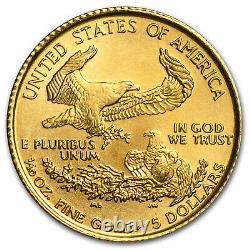 1999 1/10 Oz Gold American Eagle Bu Sku #7448