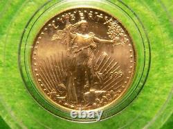 1999 Us $5 American Eagle 1/10 Oz. Pièce De Bullion D'or (a)