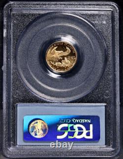 1999-w Gold American Eagle $5 Unfinished Pr Dies Pcgs Ms69 Blazing Gem