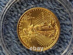 2000 1/10 oz Gold American Eagle 
2000 Aigle Américain en Or de 1/10 oz