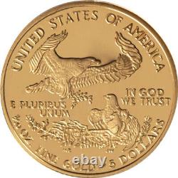 2000-w 4 Pièces De Preuve American Gold Eagle Set (box, Coa)