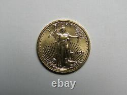 2002 $5 American Gold Eagle 1/10 Oz Non Circulé