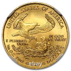 2002 Aigle d'or américain de 1/10 oz MS-69 NGC SKU #7451