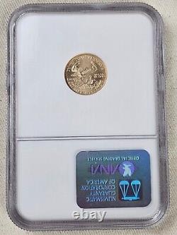 2003 1/10 oz $5 Aigle d'or américain NGC MS 70