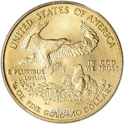 2003 American Gold Eagle 1/4 Oz 10 $ Pcgs Ms69