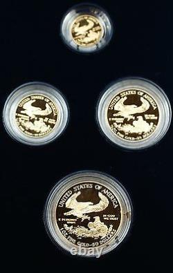 2003 Us Mint Américaine Gold Eagle Set Bullion Coins Proof Gem Age