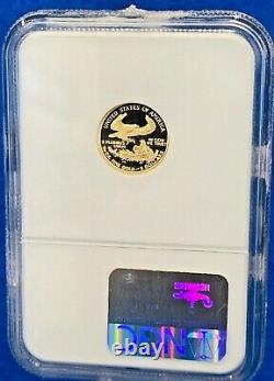 2003-w $5 Gold American Proof Eagle 1/10 Oz. Ngc Pf70 Ultra Cameo