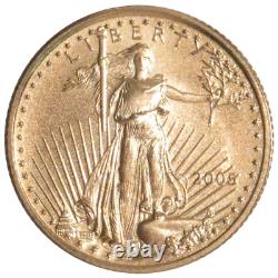2005 $5 Aigle d'or américain 1/10 oz non circulé