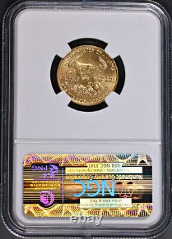 2005 Aigle d'or américain de 10 dollars NGC MS70 Étiquette brune STOCK