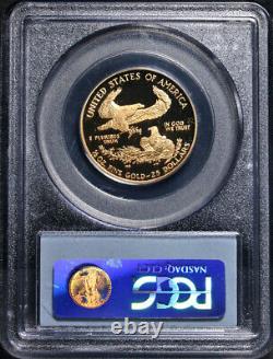 2005-w Gold American Eagle 25 $ Pcgs Pr70 Dcam Blue Label