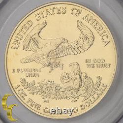 2006 1 Oz Gold American Eagle $50 Classé Par Pcgs Comme Ms-69 Première Grève