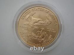 2006-w American Eagle 20e Anniversaire Gold 3 Coin Set Withbox & Coa