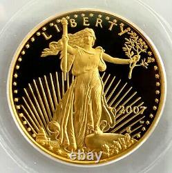 2007-w $25 Gold Eagle Coin Pcgs Pr70dcam