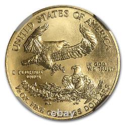 2009 1/2 Oz Gold American Eagle Ms-69 Ngc (début Des Parutions) Sku#63113