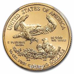 2014 1/4 oz American Gold Eagle MS-69 PCGS	

<br/>  
 
  <br/>Traduction en français : Aigle d'or américain de 1/4 oz 2014 MS-69 PCGS
