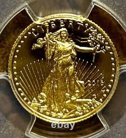 2016 W $5 Gold Eagle 30e Pcgs 22k Reagan Pr70 Gaudens Design 1/10 # Him Ksh