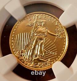 2019 1/10 Oz $5 American Gold Eagle Coin Ngc Ms69