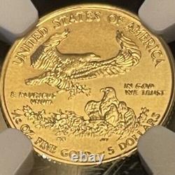 2019 $5 Et $25 Gold Eagle Ms70 Sortie Anticipée Don Everhart Signé. Voir Les Photos