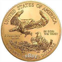 2019 50 $ Américain Gold Eagle 1 Oz Brillant Uncirculated