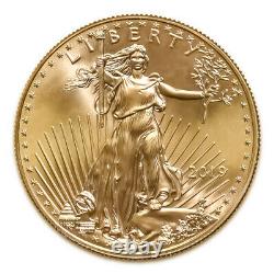 2019 American Gold Eagle 1/4 Oz Non Circulé