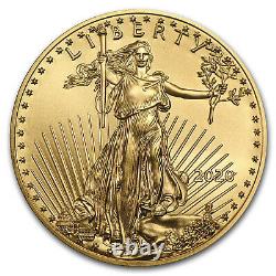 2020 1/10 Oz Gold American Eagle Bu Sku#196123