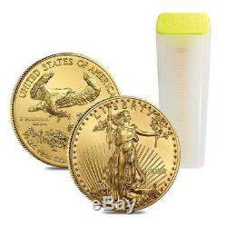 2020 1/2 Oz D'or American Eagle 25 $ Coin Bu